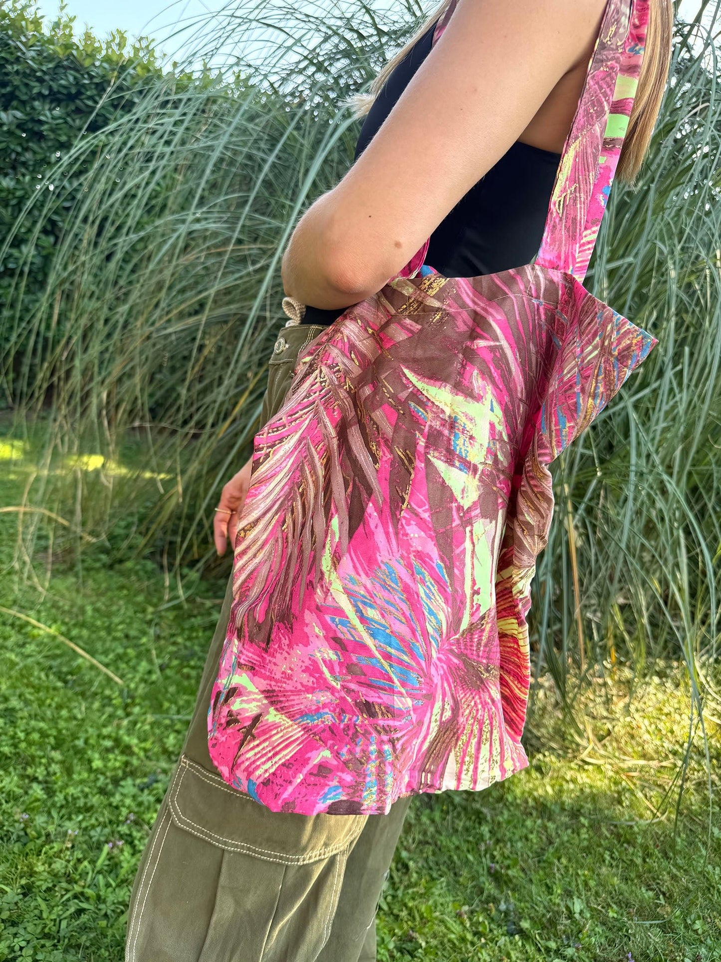 Vintage Silk Carry Bag n.42 - Bohemia Couture