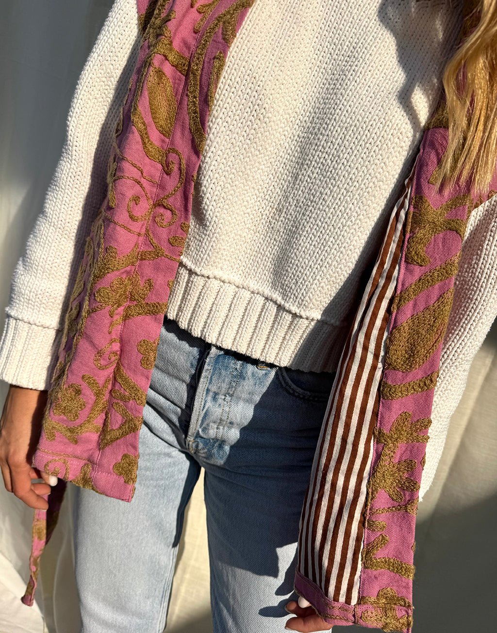 Majorelle Kimono Waistcoat n.9 - Bohemia Couture
