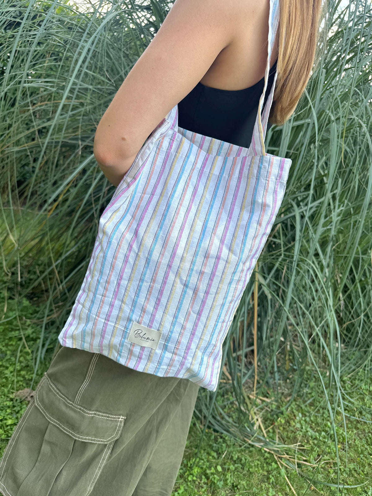 Cotton Tote Carry Bag n.2 - Bohemia Couture