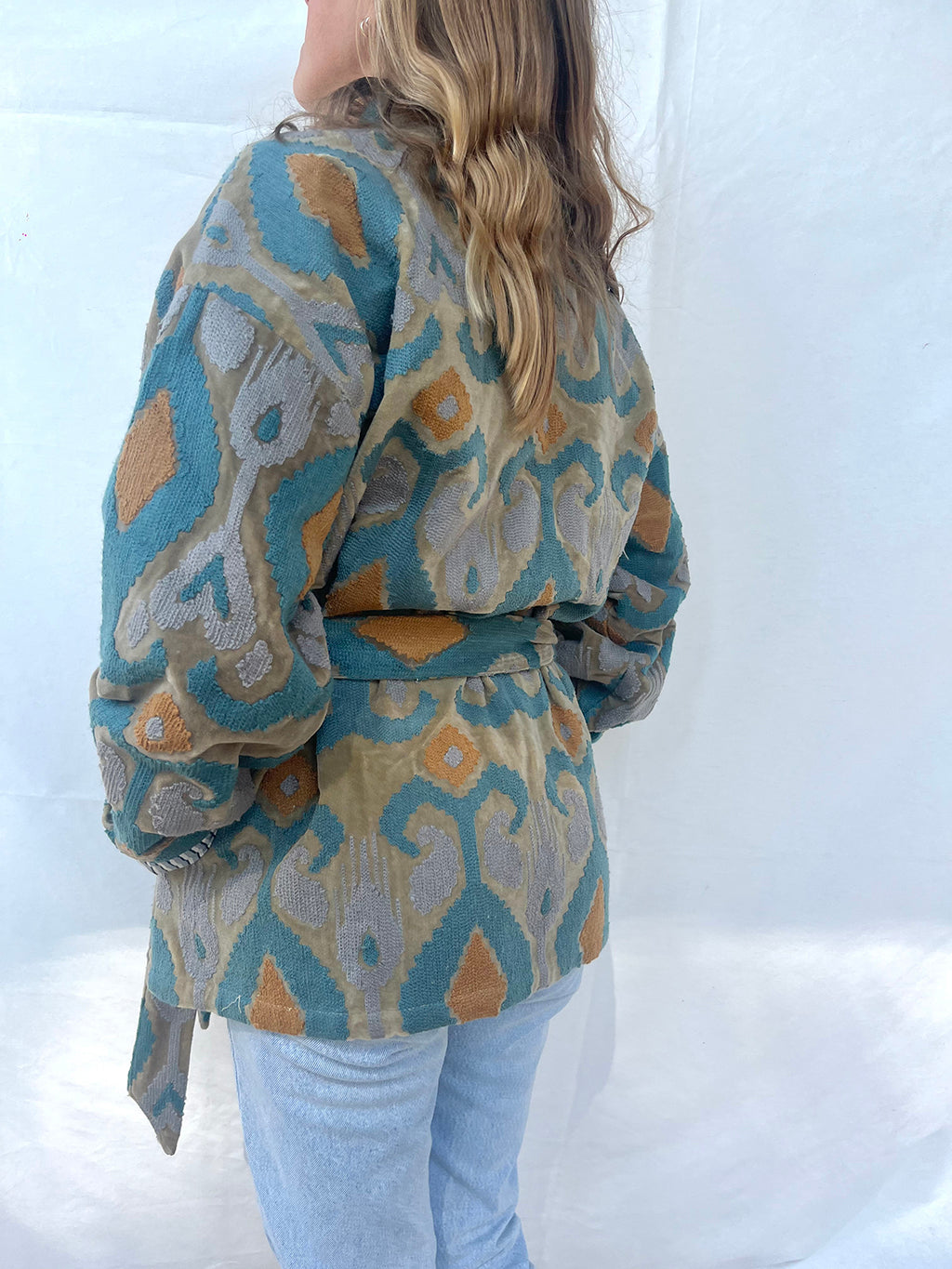 Majorelle Velvet Kimono Jacket n.15