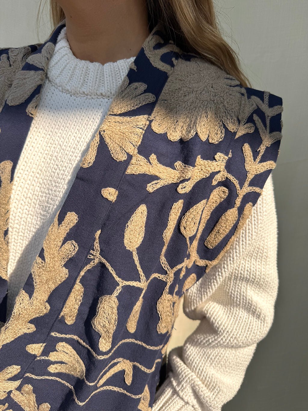 Majorelle Kimono Waistcoat n.10 - Bohemia Couture