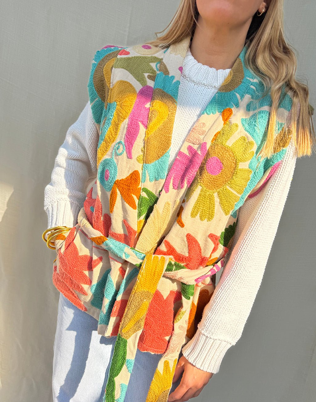 Majorelle Kimono Waistcoat n.12 - Bohemia Couture