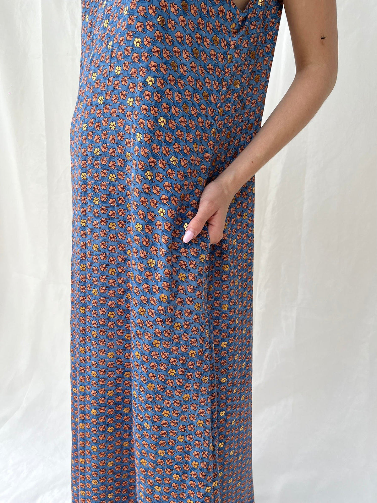 Silk Berry Long Dress n.4 - Bohemia Couture