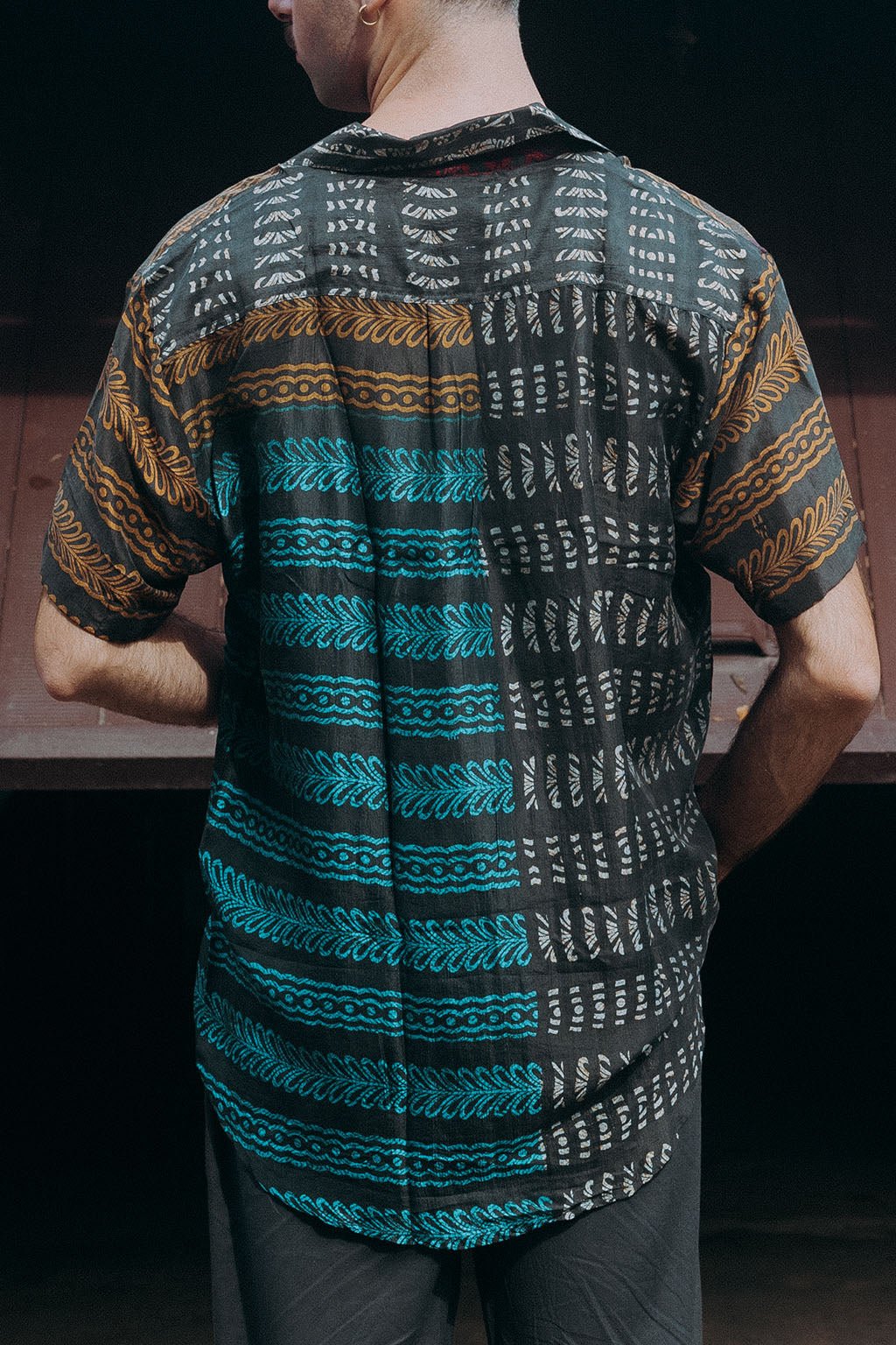 Bowling Vintage Silk Man Shirt n.2 - Bohemia Couture