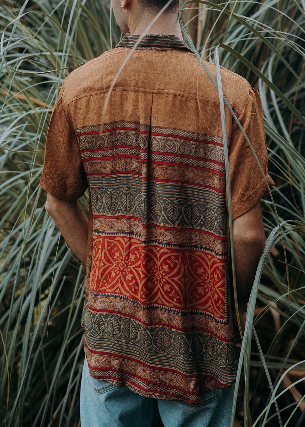 Bowling Vintage Silk Man Shirt n.3 - Bohemia Couture