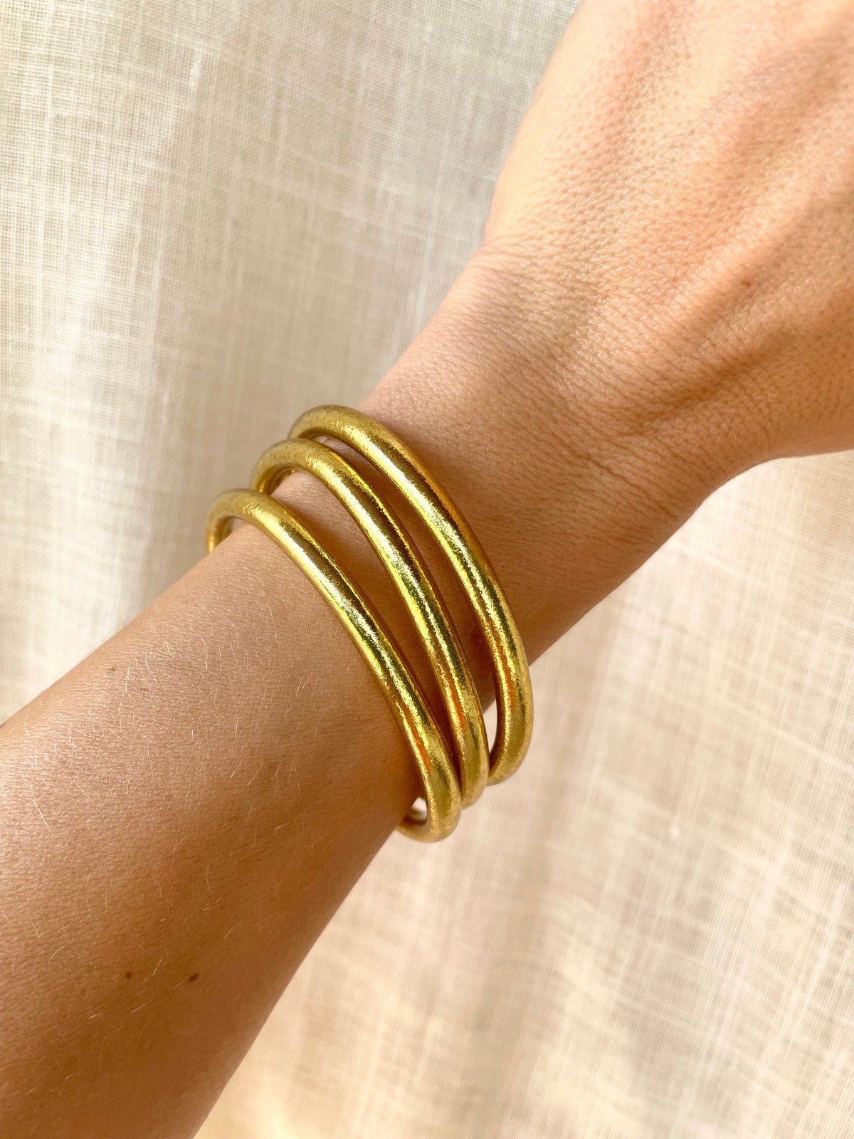 Light Gold Temple Bracelets - Bohemia Couture