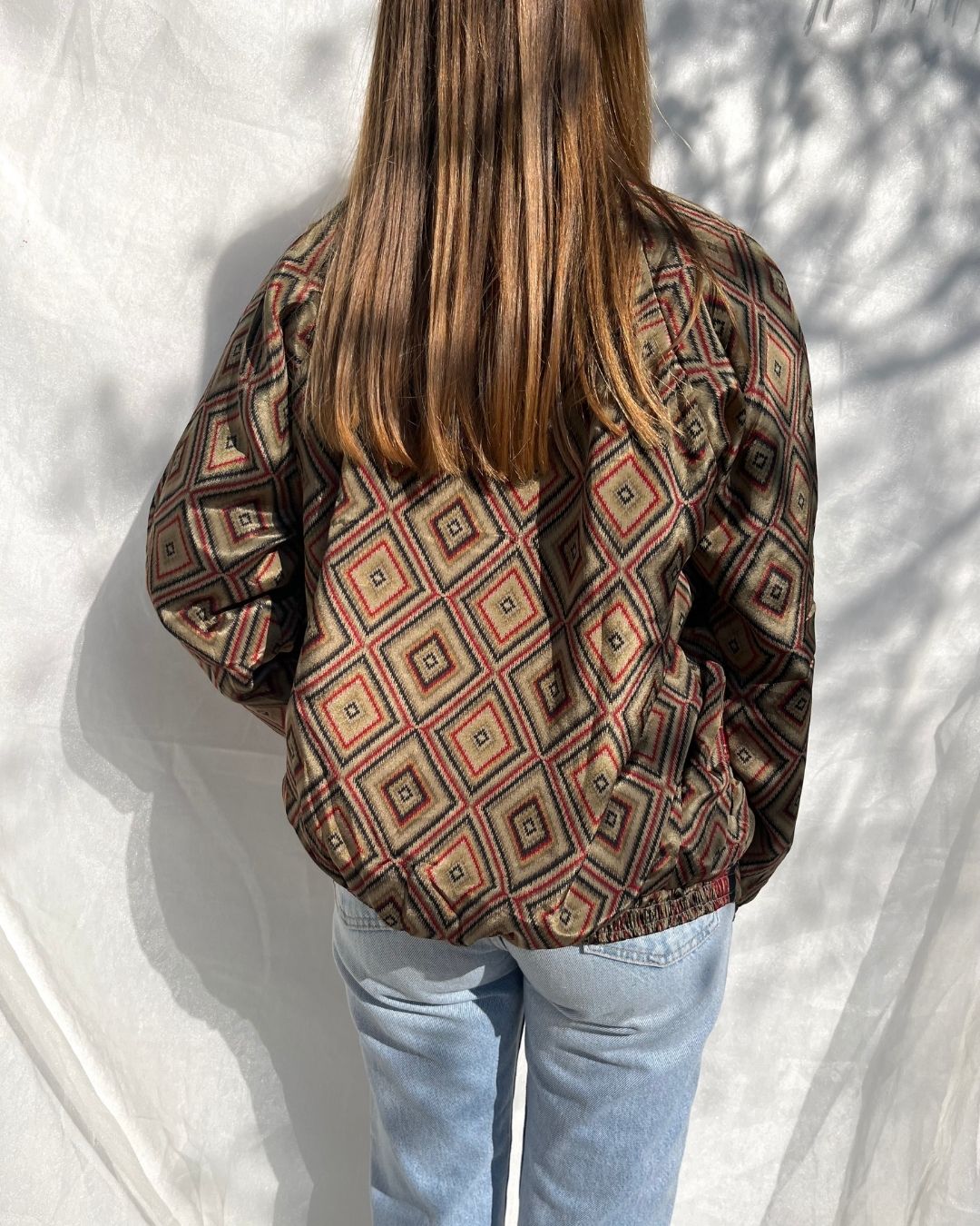 Silk Bomber Jacket n.7 - Bohemia Couture