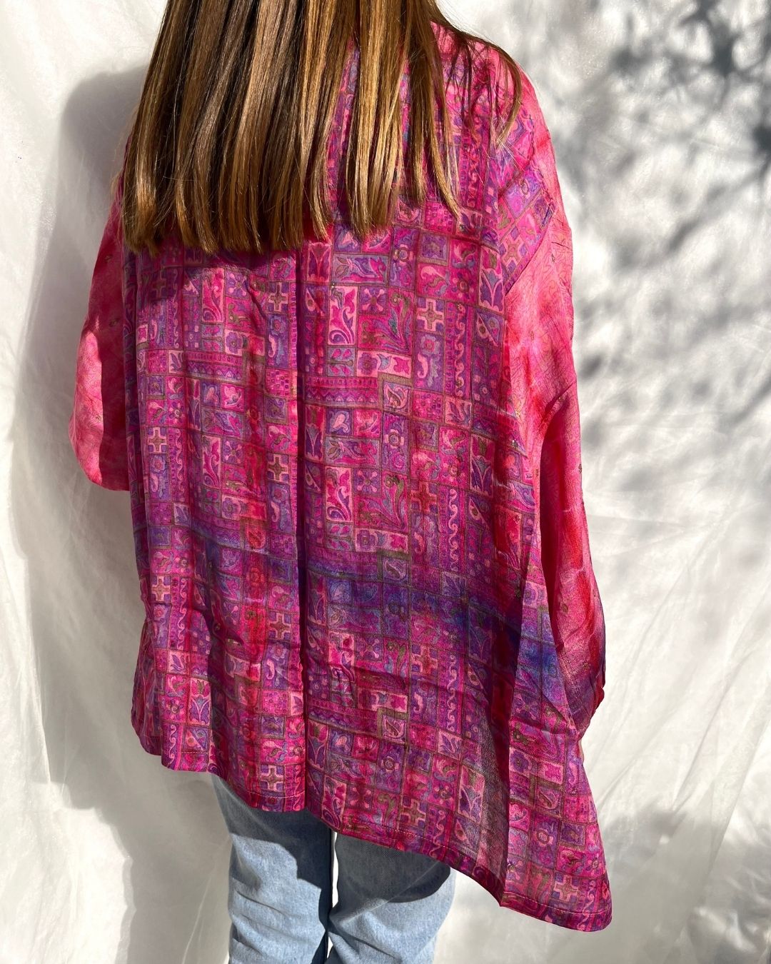 Silk Tie Dye Cardigan n.6