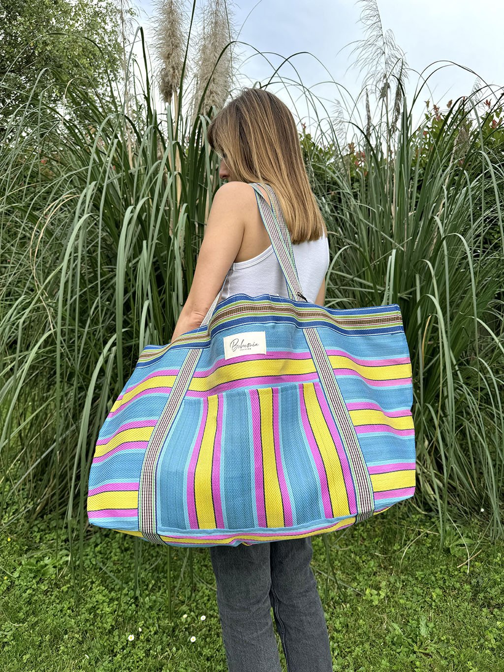 Eco Jumbo Beach Bag n.3 - Bohemia Couture