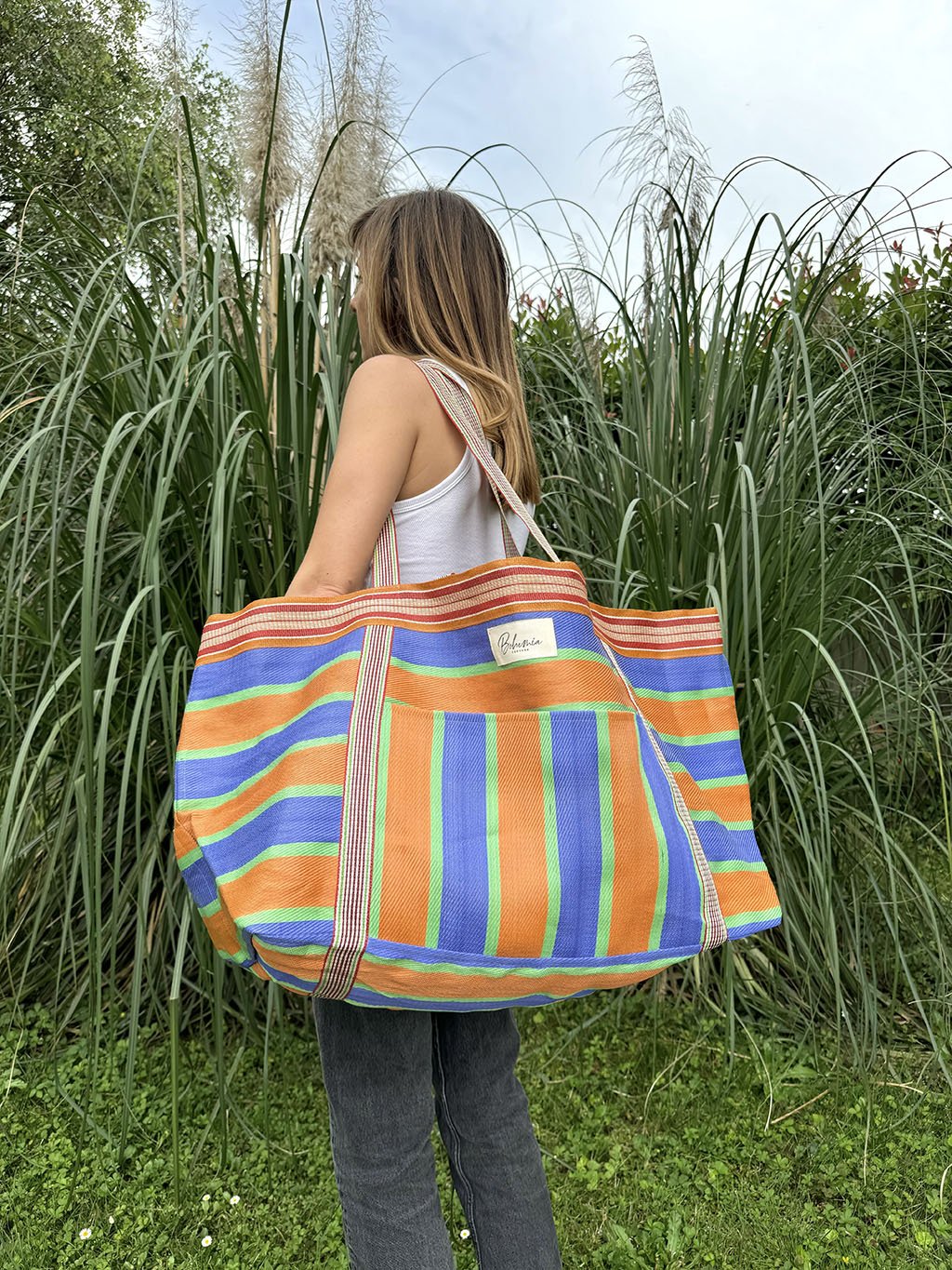 Eco Jumbo Beach Bag n.4 - Bohemia Couture