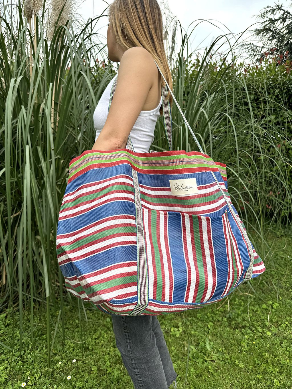 Eco Jumbo Beach Bag n.6 - Bohemia Couture