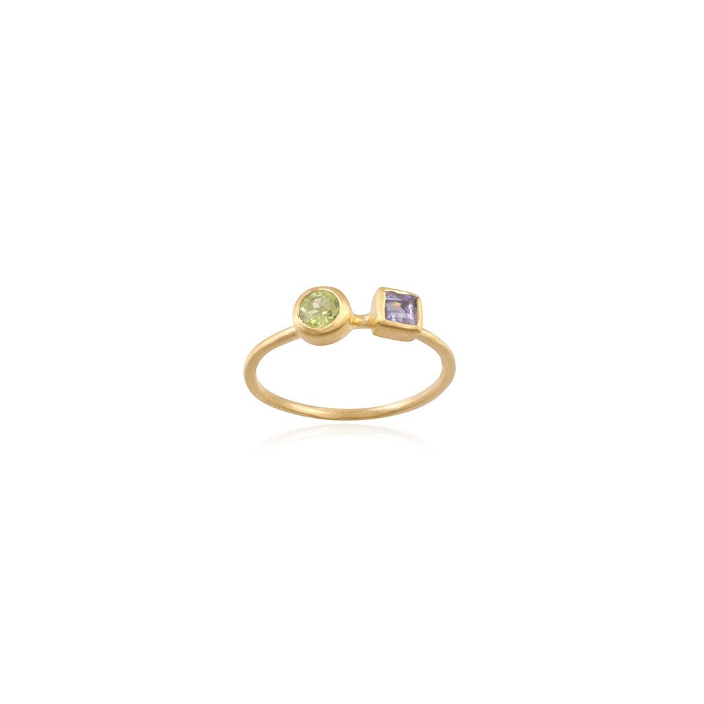 Multi Gemstone Vintage Ring n.4 - Bohemia Couture