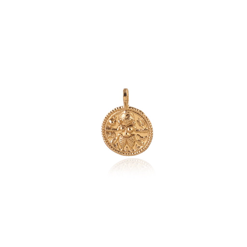 Amuleti Sinceri | Round Durga Pendant - Bohemia Couture