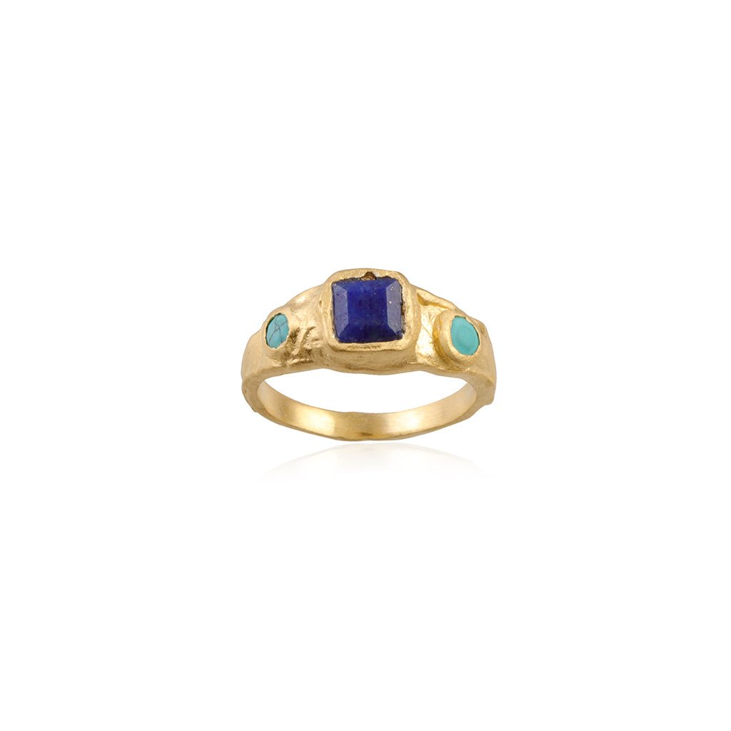 Multi Gemstone Vintage Ring n.2 - Bohemia Couture