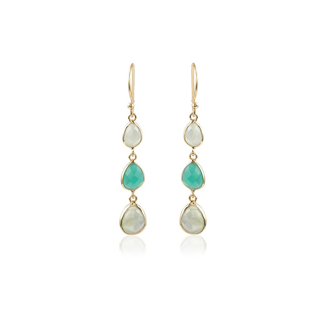 Eternity Earrings n.2 Green - Bohemia Couture