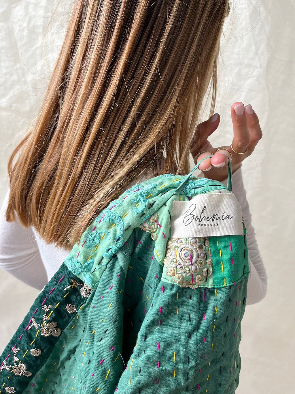 Iris Patchwork Kimono Jacket n.19 - Bohemia Couture