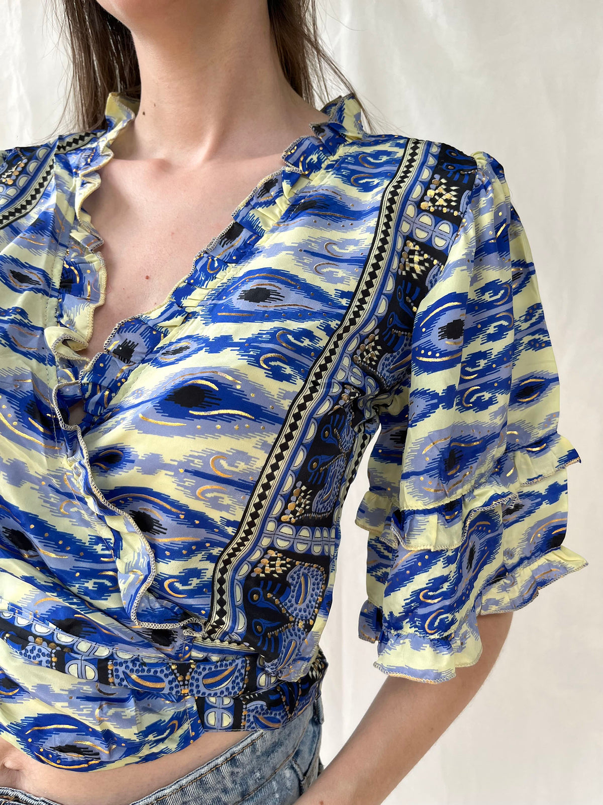 Silk Cherry Top n.5 - Bohemia Couture