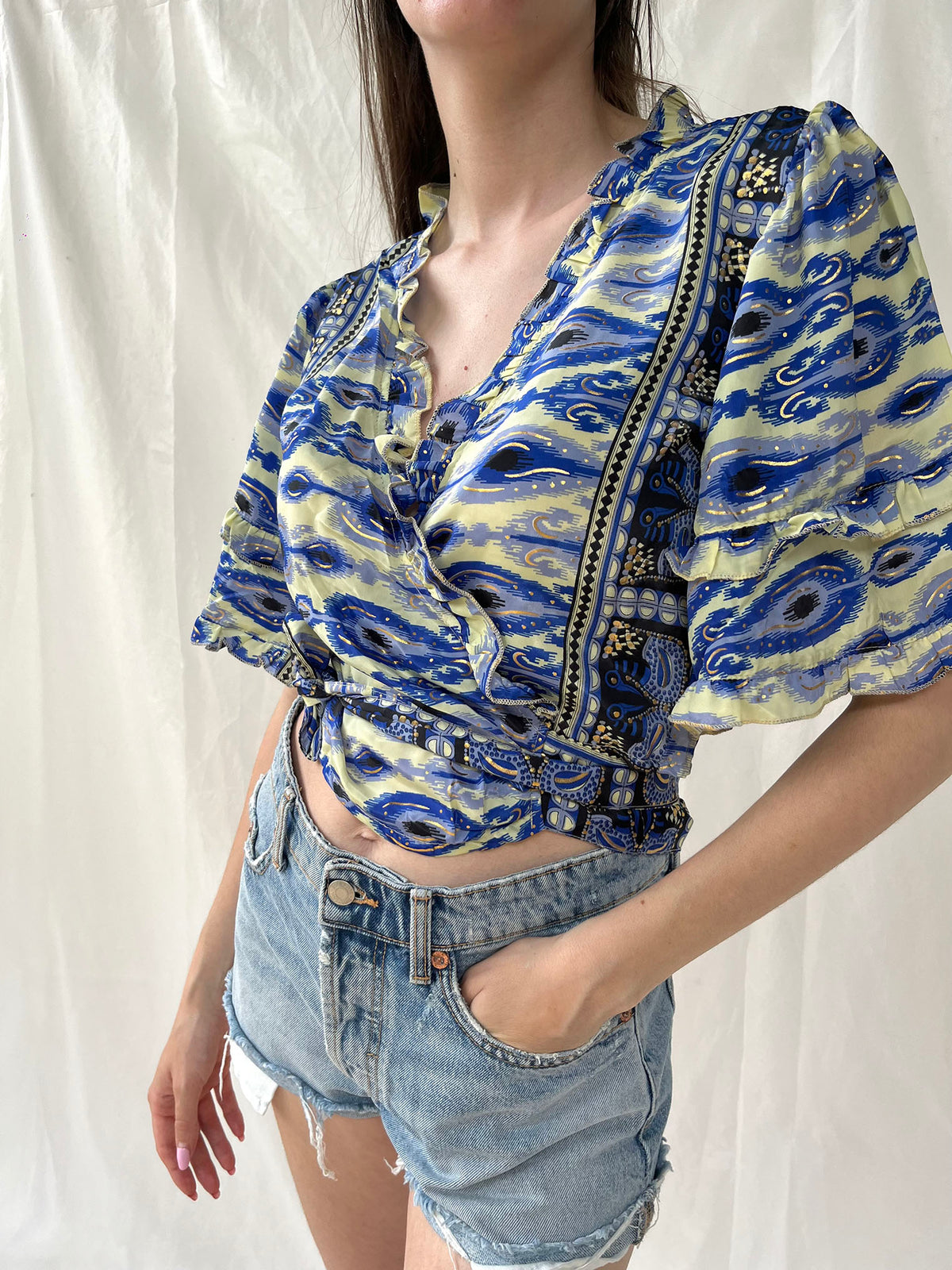 Silk Cherry Top n.5 - Bohemia Couture