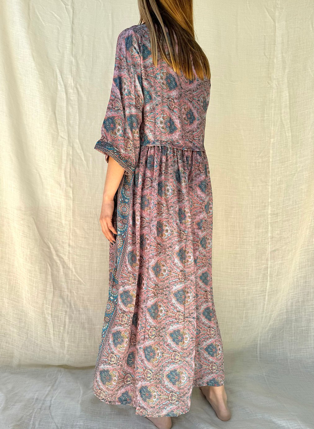 Silk Cloe Midi Dress - n.1 - Bohemia Couture