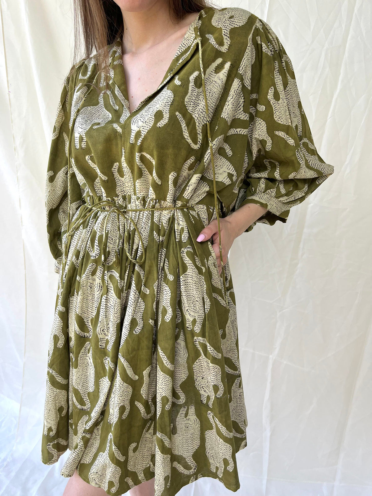 Cotton Gilda Short Dress n.7 - Bohemia Couture