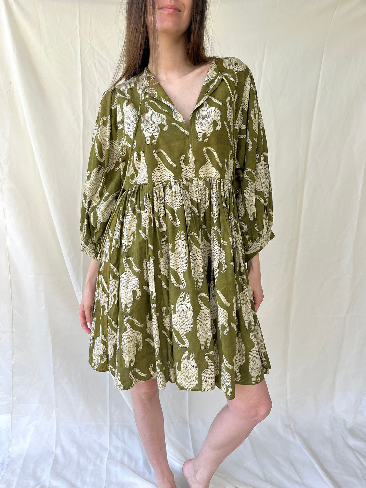 Cotton Gilda Short Dress n.7 - Bohemia Couture