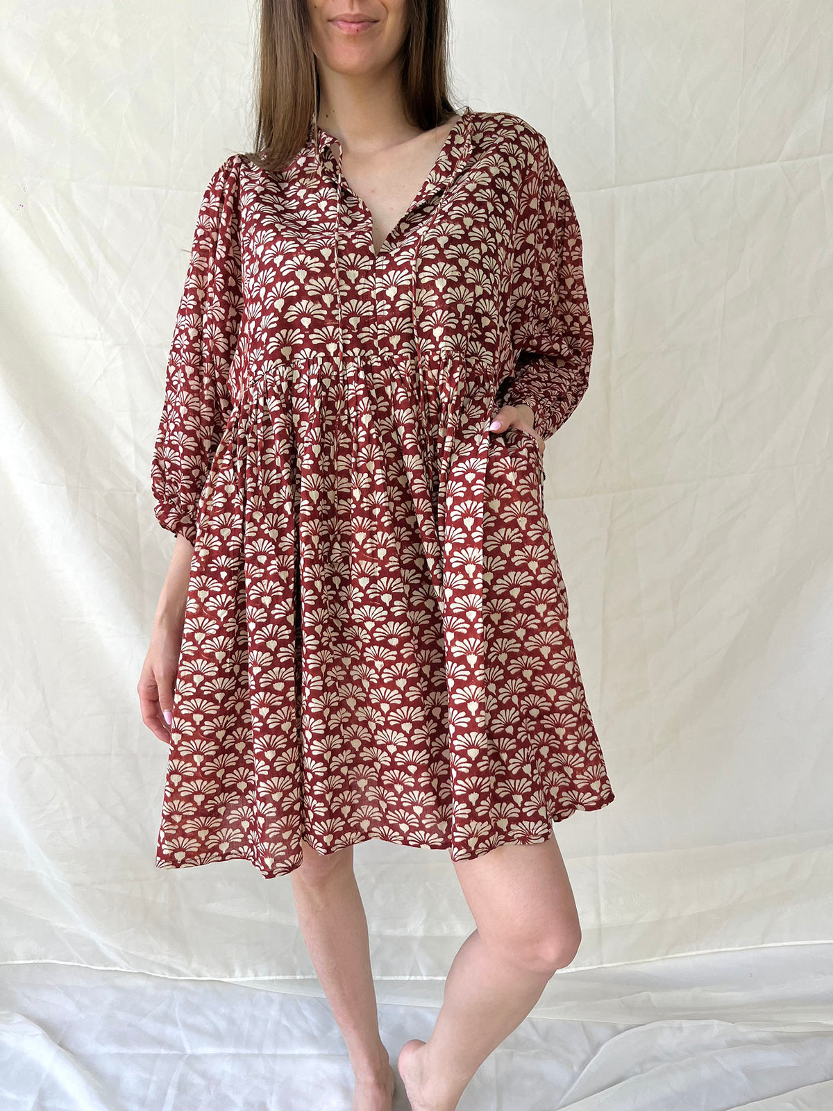 Cotton Gilda Short Dress n.6 - Bohemia Couture