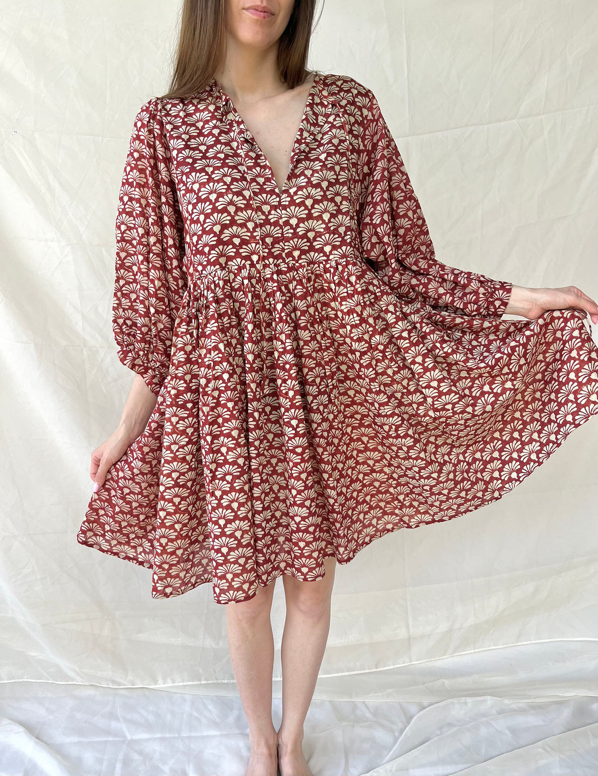 Cotton Gilda Short Dress n.6 - Bohemia Couture