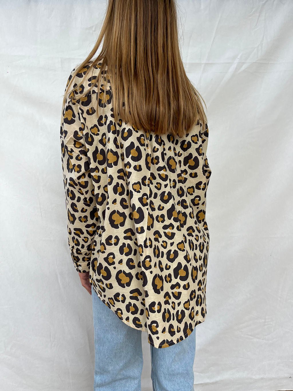 Celine Oversize Shirt n.18 Leopard - Bohemia Couture