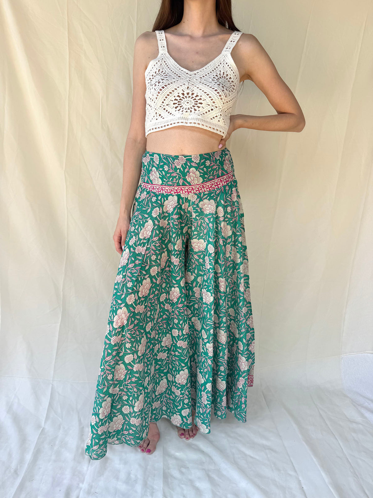 Cotton Melissa Pants - n.12 - Bohemia Couture