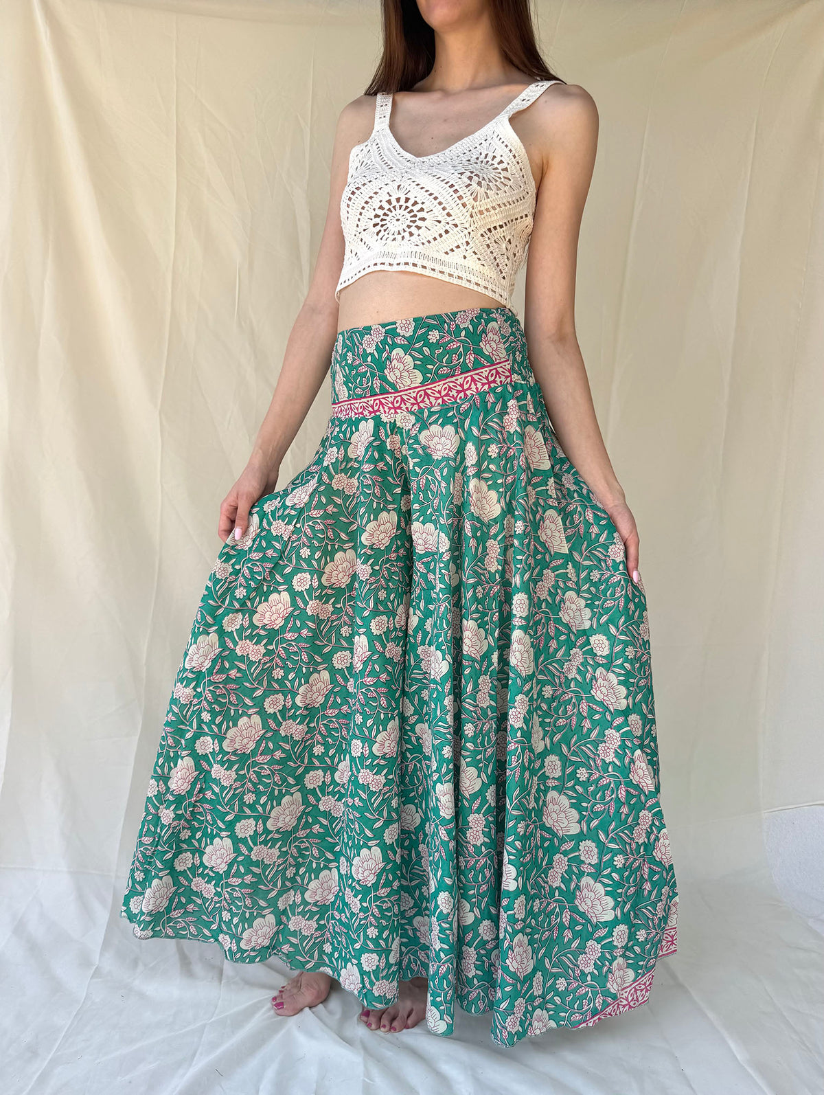 Cotton Melissa Pants - n.12 - Bohemia Couture
