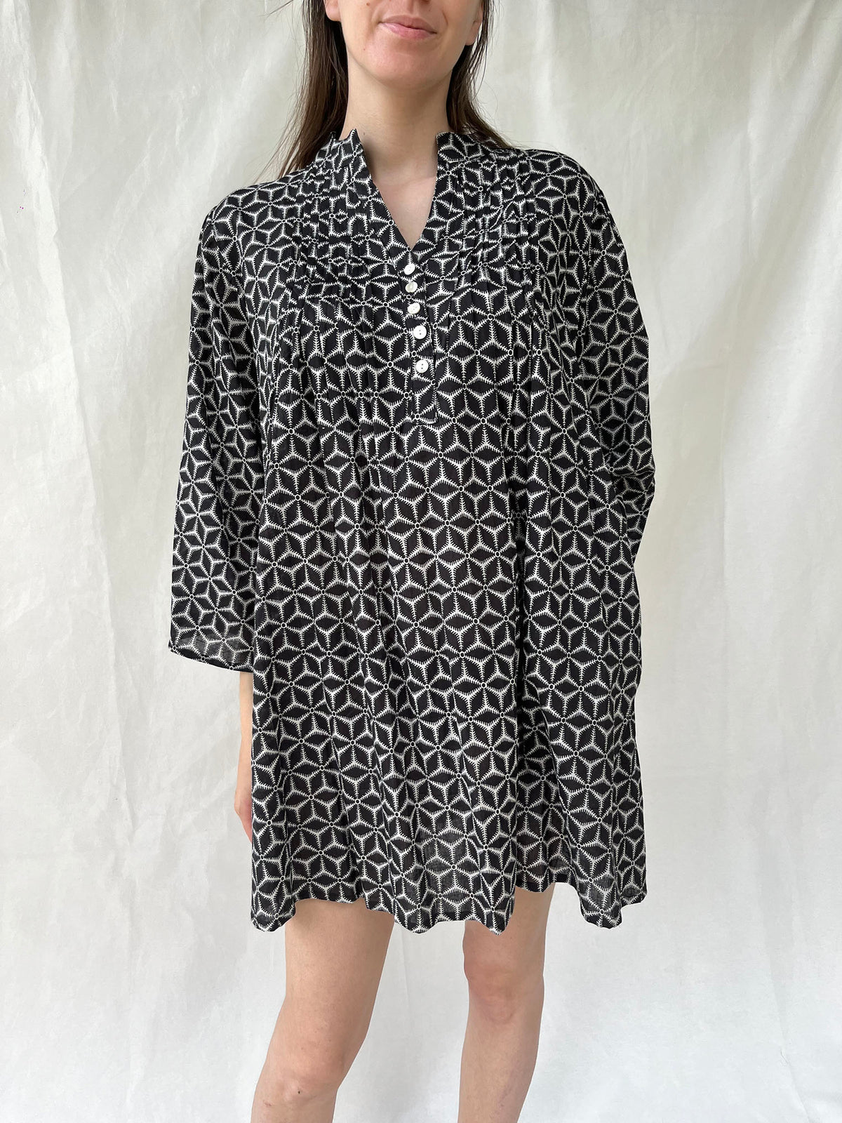 Cotton Emma Short Dress n.1 - Bohemia Couture