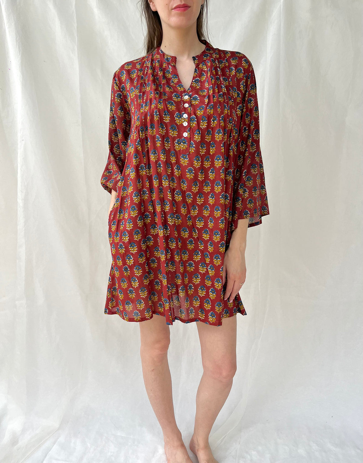 Cotton Emma Short Dress n.2 - Bohemia Couture
