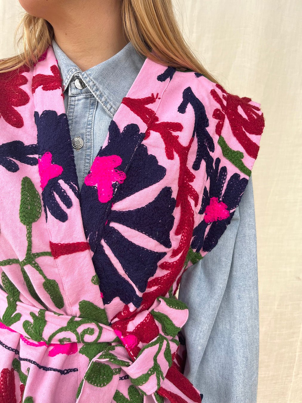 Majorelle Kimono Waistcoat n.6 - Bohemia Couture