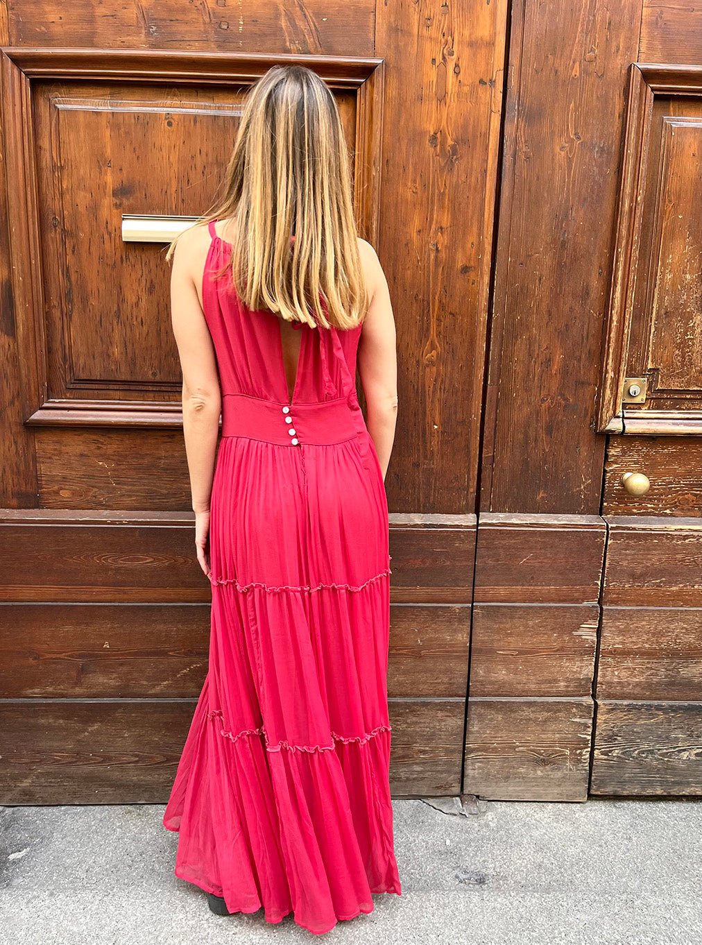 Star ✰ Dress - Cherry Red - Bohemia Couture
