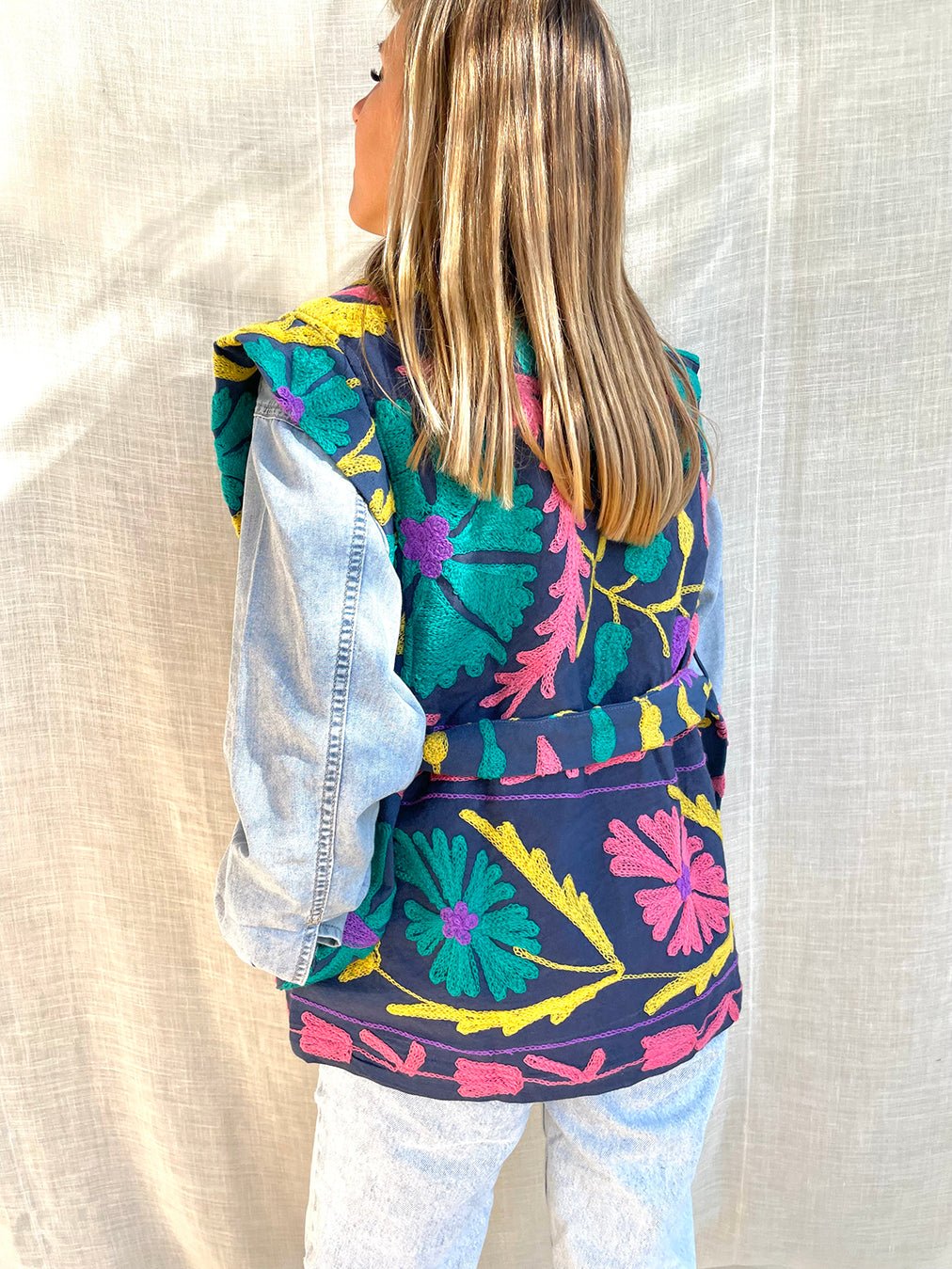 Majorelle Kimono Waistcoat n.3 - Bohemia Couture