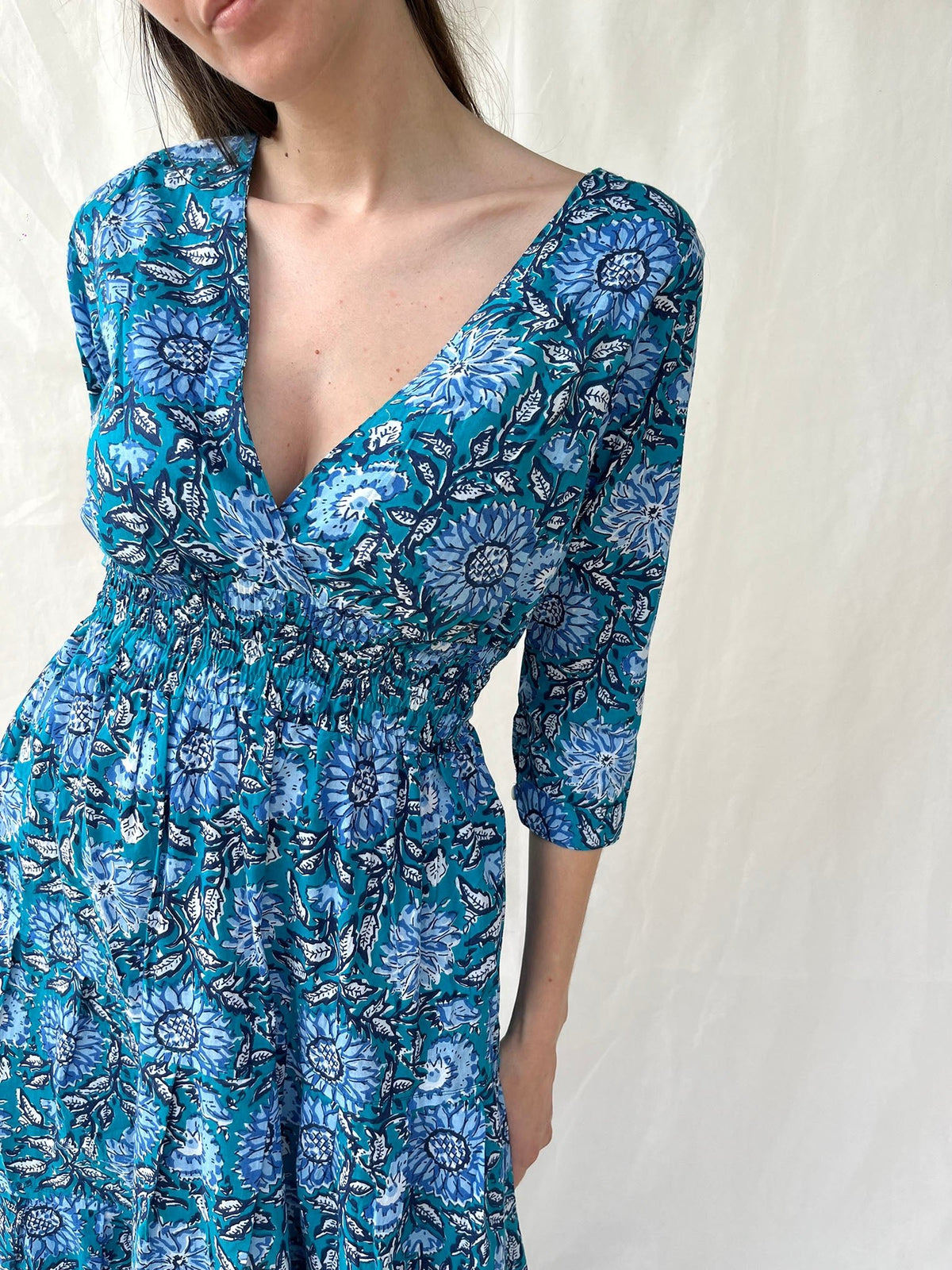 Cotton Gardenia Long Dress n.2 - Bohemia Couture