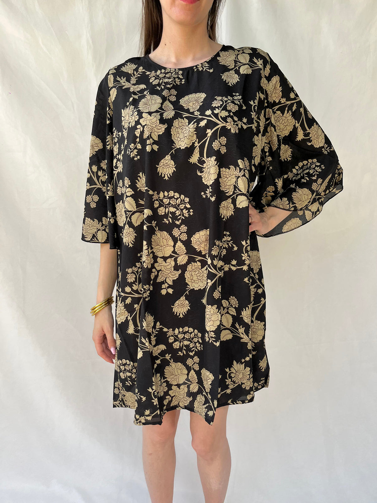 Silk Ginger Short Dress n.3 - Bohemia Couture