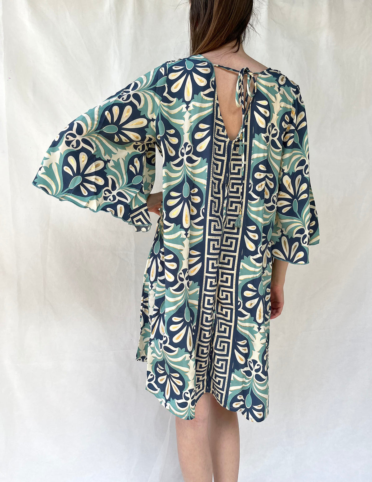 Silk Ginger Short Dress n.4 - Bohemia Couture