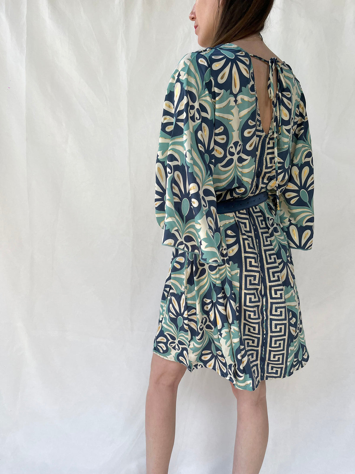 Silk Ginger Short Dress n.4 - Bohemia Couture