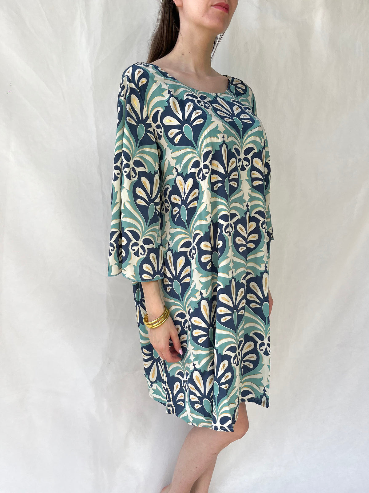 Silk Ginger Short Dress n.4 - Bohemia Couture