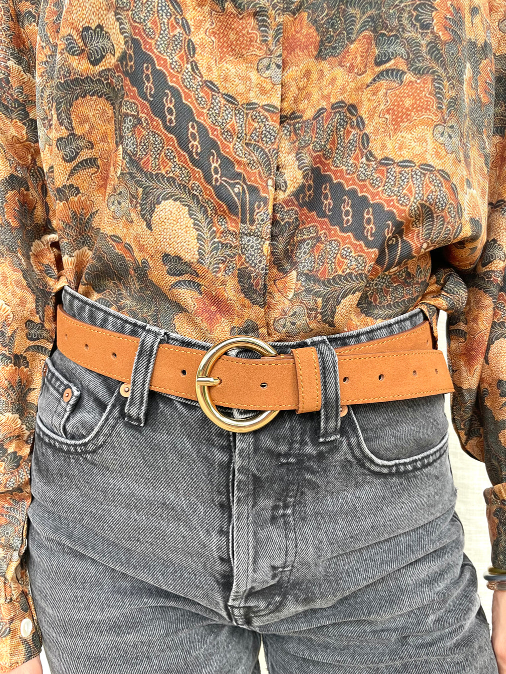 100% Silk Golden Shirt n.17