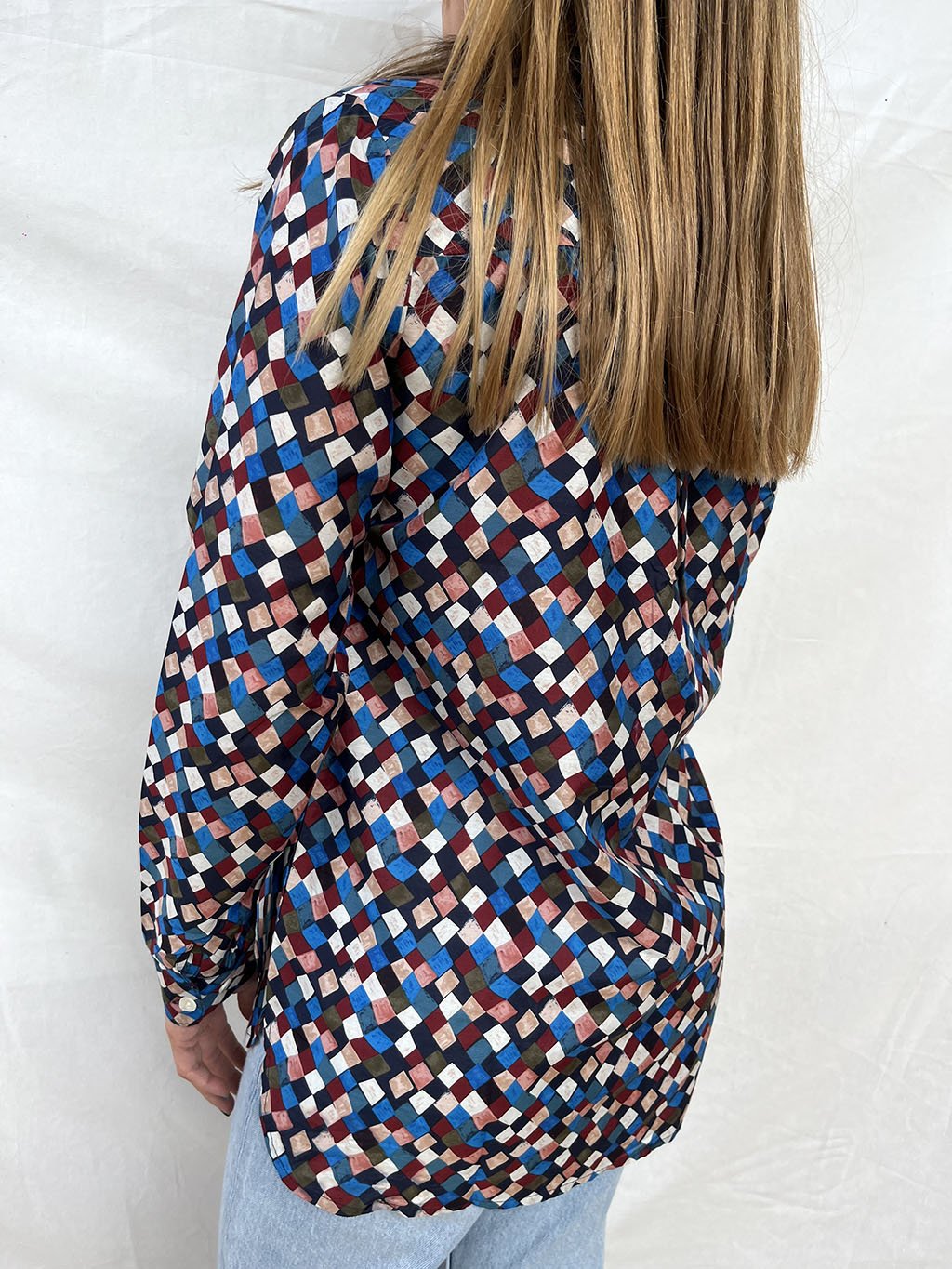 100% Silk Golden Shirt n.21 - Bohemia Couture
