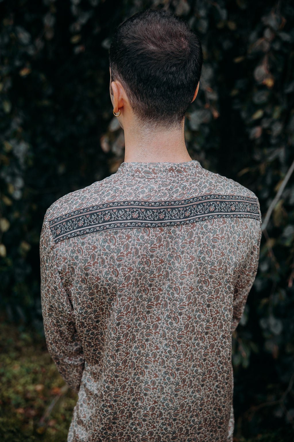 Korean Silk Man Shirt n.1 - Bohemia Couture