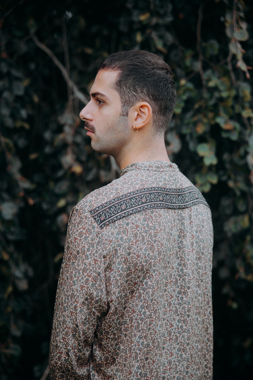 Korean Silk Man Shirt n.1 - Bohemia Couture
