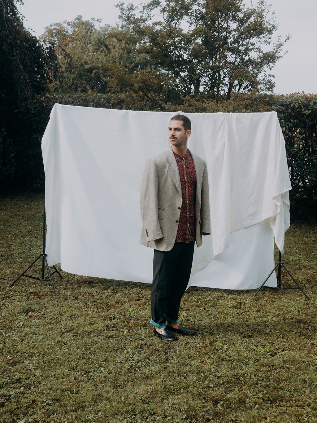 Korean Silk Man Shirt n.5 - Bohemia Couture