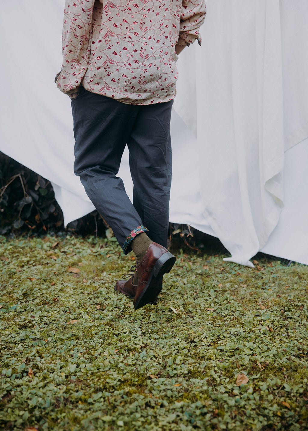 Korean Silk Man Shirt n.8 - Bohemia Couture