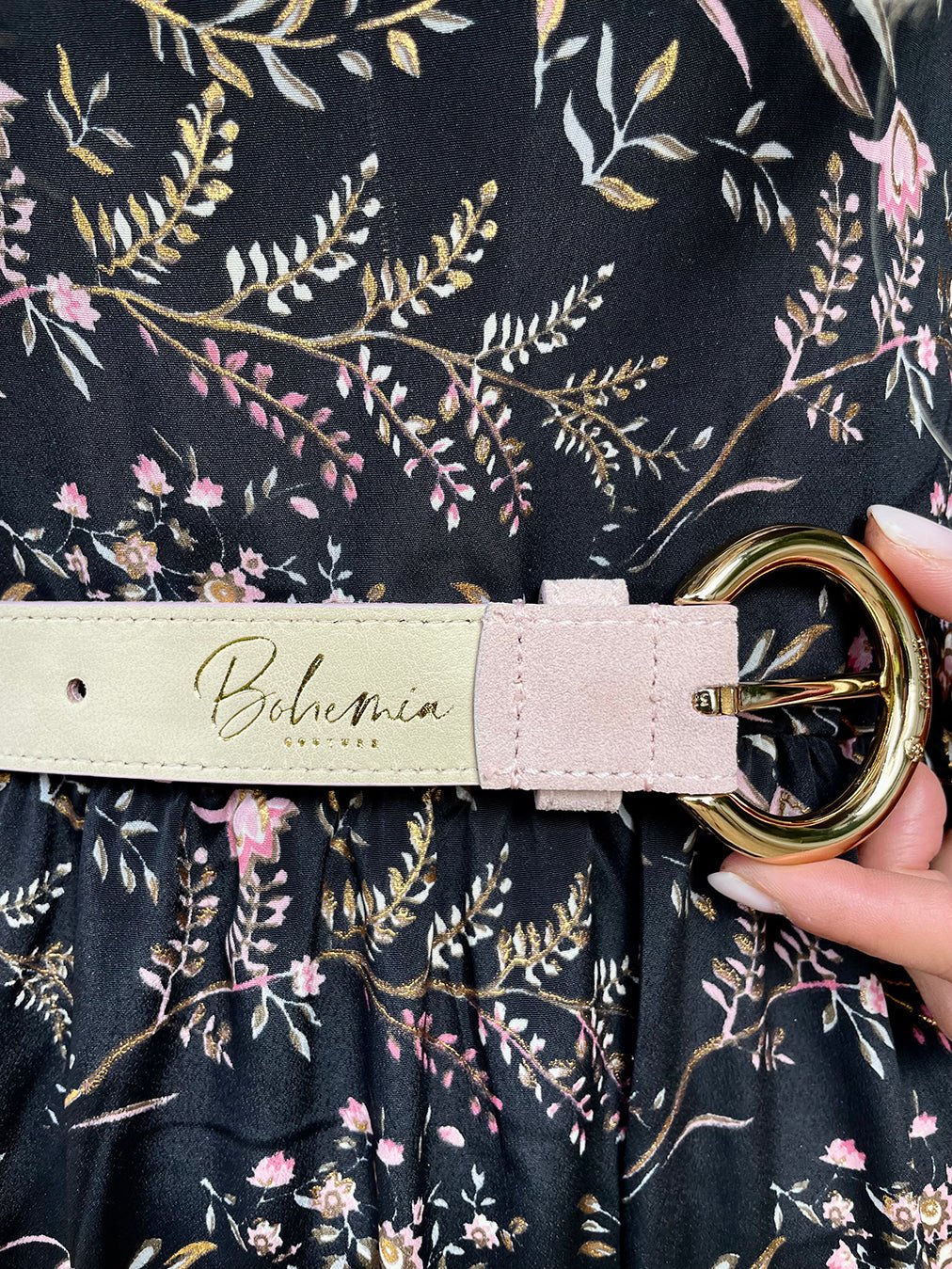 Isabel Belt - POWDER PINK - Bohemia Couture