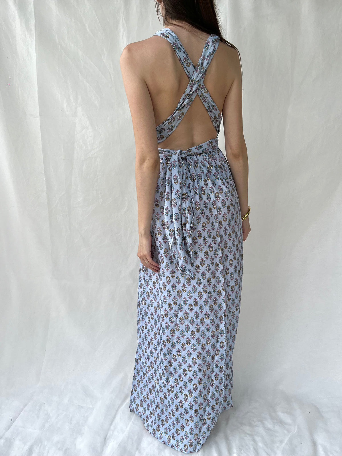 Silk Scarlett Long Dress n.10 - Bohemia Couture