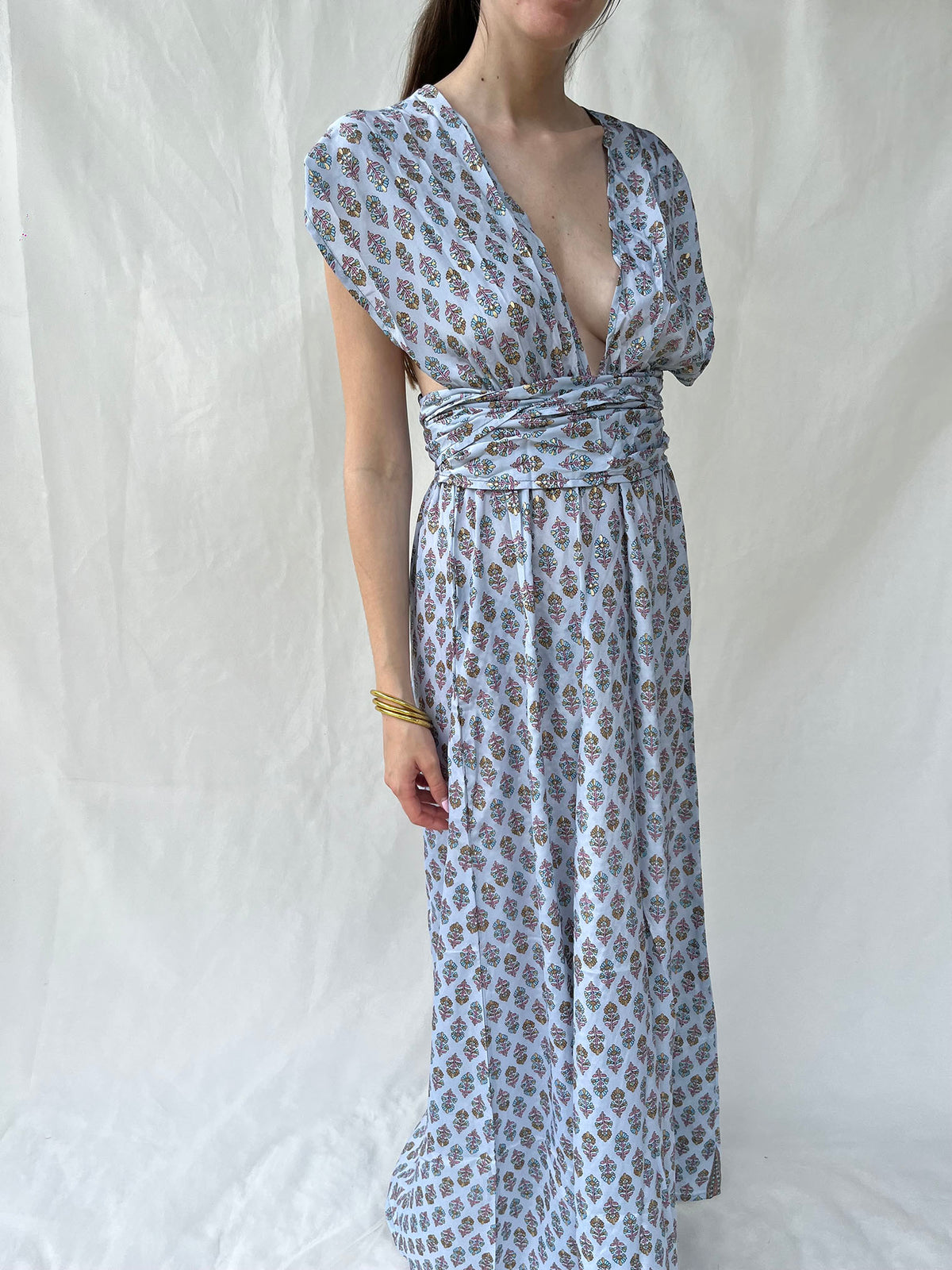 Silk Scarlett Long Dress n.10 - Bohemia Couture
