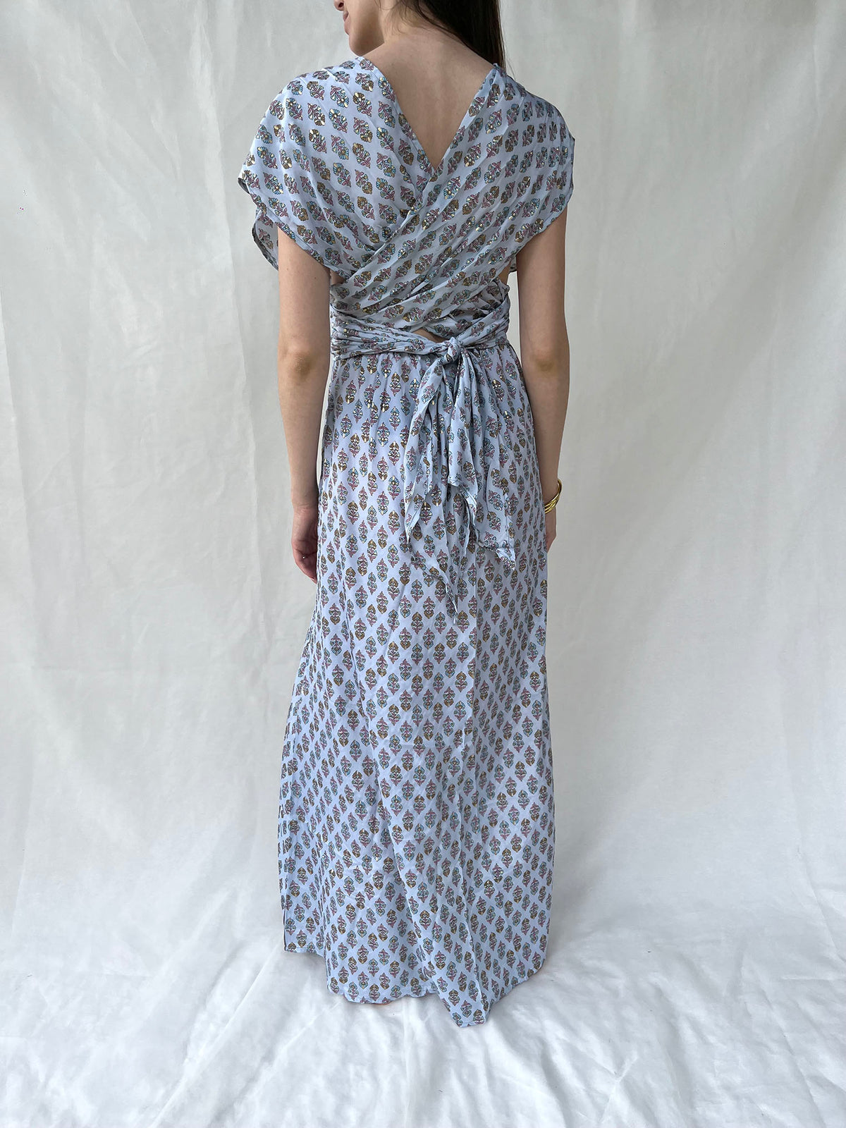 Silk Scarlett Long Dress n.10 - Bohemia Couture